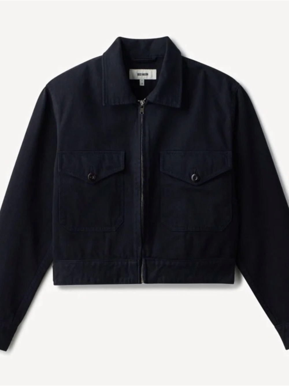 Buck Mason the ridge twill black denim mechanics jacket size small black